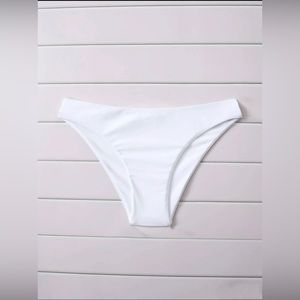 White swim bottoms